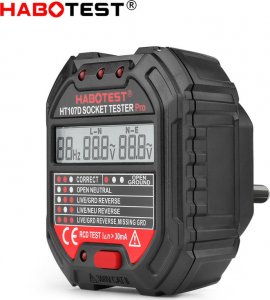Habotest Tester gniazd z wyświetlaczem cyfrowym (HT107D) 4