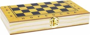 Mega Creative Gra towarzyska szachy 3w1 w drewnianym pudełku 3