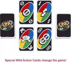 Mattel Gra UNO All Wild Dzikie karty 2