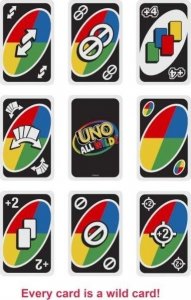 Mattel Gra UNO All Wild Dzikie karty 3