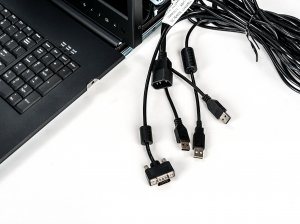 Konsola KVM Avocent Avocent 19 LCD, USB KB, 2USB PASS-US INTL ENG - LRA185KMM-001 6