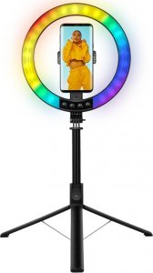 Selfie stick LogiLink LogiLink Smartphone-Ringlicht m.Selfie-Stick-Stativ,DM 20cm 4