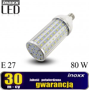 Nvox Żarówka e27 led corn 80w metalowa 3000k ciepła 1