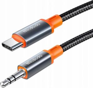 Kabel USB Mcdodo USB-C - mini Jack 3.5 mm 1 m Czarny (CA-0820) 1