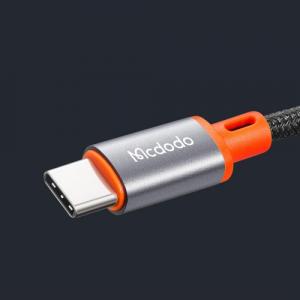 Kabel USB Mcdodo USB-C - mini Jack 3.5 mm 1 m Czarny (CA-0820) 11
