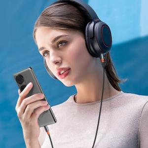 Kabel USB Mcdodo USB-C - mini Jack 3.5 mm 1 m Czarny (CA-0820) 5