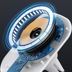 Mcdodo Mcdodo Uchwyt samochodowy z ładowarką MagSafe do iPhone 12 13 biały 6