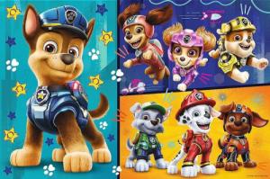 Trefl Primo Puzzle Giant 3w1 15 elementów Wesołe pieski Psi Patrol 2