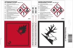 Hunersdorff Etykieta na kanister do benzyny i oleju napędowego hnersdorff 1