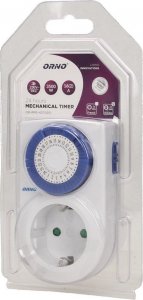 Orno Programator czasowy mechaniczny, MINI, wersja schuko 3