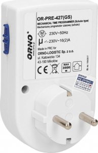 Orno Programator czasowy mechaniczny, MINI, wersja schuko 7