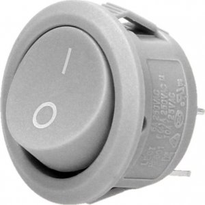 Orno Łącznik kołyskowy okrągły, szary 2