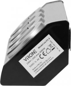 Orno Gniazdo meblowe, kuchenne montowane na rzepy, z ładowarką USB - 3x2P+Z, 2xUSB, INOX. (FS-3) 7