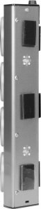 Orno Gniazdo meblowe, kuchenne montowane na rzepy, z ładowarką USB - 3x2P+Z, 2xUSB, INOX. (FS-3) 9