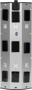 Orno Gniazdo meblowe, kuchenne montowane na rzepy, z ładowarką USB - 3x2P+Z, 2xUSB, INOX. (FS-3) 10