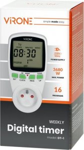 Orno Elektroniczny programator czasowy DT-1 z wyświetlaczem LCD 3