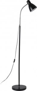 Lampa podłogowa Orno Lampa stojąca podłogowa LAR, max 20W E27, 155 cm, czarna 1