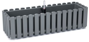Prosperplast Skrzynka balkonowa Boardee Fencycase DDEF600 szara 1