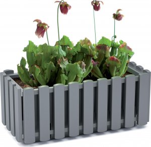 Prosperplast Skrzynka balkonowa Boardee Fencycase DDEF600 brązowa 4