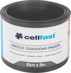 Cellfast Obrzeże ogrodowe proste 10cm x 9m grafitowe 1