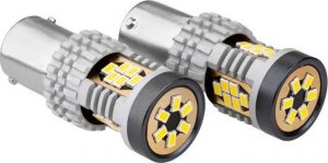 AMiO Żarówki led canbus 3020 24smd 1156 ba15s p21w r10w r5w white 12v/24v 3