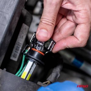 AMiO Żarówki samochodowe led cob 4side amio h7 12