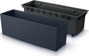 Prosperplast Doniczka Urbi Case DUC600 antracytowa 2