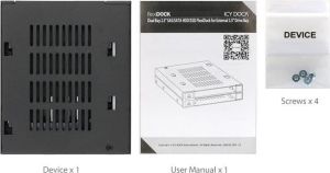 Kieszeń Icy Dock 2x 2.5" SATA/SAS Hotswap flexiDOCK (MB522SP-B) 12