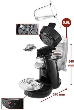 Ekspres na kapsułki Philips Senseo Viva Café HD7829/00 7