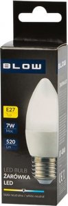 Blow 87-404# Żarówka led  e27 c37 eco 7w b.neutralna 1