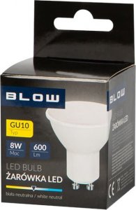 Blow 87-408# Żarówka led  gu10 8w 230v b.neutralna 1