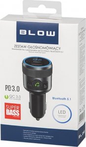 Transmiter FM Blow Bluetooth 5.1 + szybkie ładowanie QC 3.0 PD 3.0 20W 7