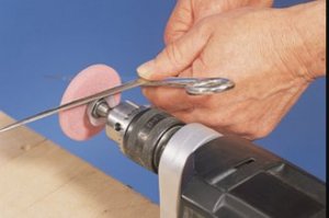 Wolfcraft Ostrzałka noży i nożyczek, 60 mm z trzpieniem (WF2140000) 2