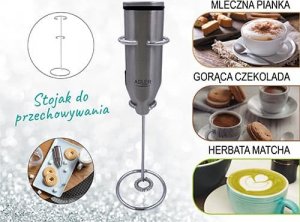 Spieniacz do mleka Adler Stalowy (AD 4500) 12