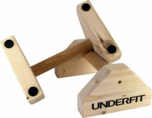 UnderFit Drewniane uchwyty do pompek paraletki UNDERFIT 28 cm 2
