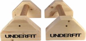 UnderFit Drewniane uchwyty do pompek paraletki UNDERFIT 28 cm 3