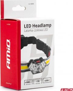 Latarka czołowa AMiO Latarka czołowa led lh04 11