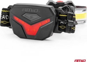 Latarka czołowa AMiO Latarka czołowa led lh04 3