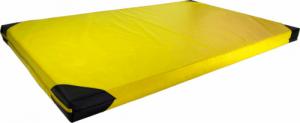 UnderFit Materac gimnastyczny 1-częściowy UF9518 200 cm x 120 cm x 5 cm żółty 1
