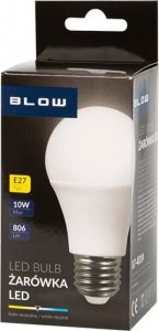 Blow 87-400# Żarówka led  e27 10w a60 230v b.neutral. 1