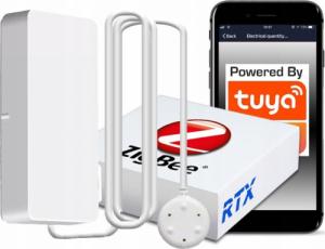 RTX Czujnik sensor wody zalania Sonda AA ZigBee TUYA 1