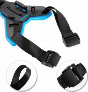 Telesin Mocowanie do Kasku Uchwyt na Kask do Kamer GoPro HERO 10 9 8 7 6 5 4 3+ MAX 3