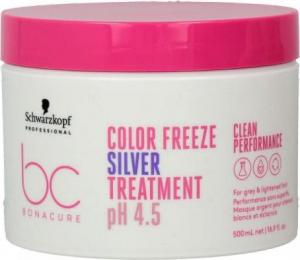 Schwarzkopf Maska do Białych Włosów Schwarzkopf Bonacure Color Freeze Silver  (500 ml) pH 4.5 1