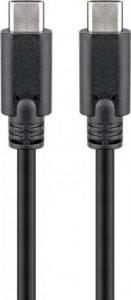 Kabel USB Goobay USB-C - USB-C 2 m Czarny (533577) 1