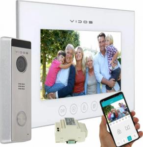 VIDOS Wideodomofon WIFI Vidos X M11W-X + S10 FullHD Android Podczerwień MicroSD 1