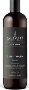Sukin Sukin, FOR MEN Żel do mycia ciała i włosów dla mężczyzn 3 w 1 Sport, 500 ml 1