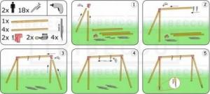 Tribecco Łącznik do belki 90x90mm 90 otwarty 4