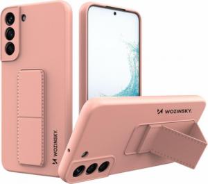 Wozinsky Wozinsky Kickstand Case Silikonowe Etui Samsung Galaxy S22+ Różowy 1
