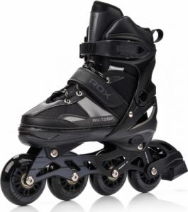 Rolki Meteor Rox rekreacyjne regulowane czarne r. 38-41 2