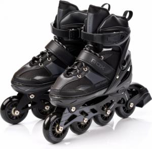 Rolki Meteor Rox rekreacyjne regulowane czarne r. 38-41 4